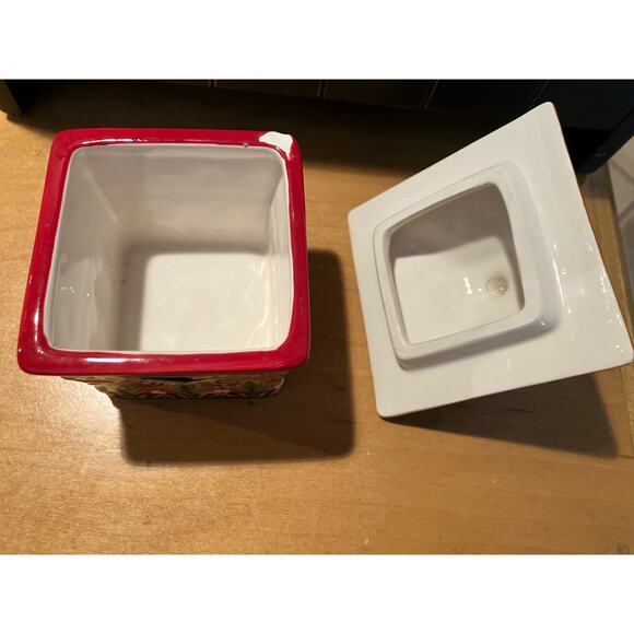 Fitz & Floyd Birdhouse, Figurine, Trinket Box, Decor, Floral, Fall, Leaf - Picture 6 of 8